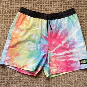 Slunks Tie-Dye Men's Volleyball Shorts- XXL